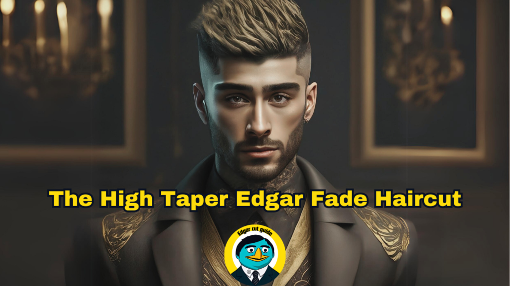 Mastering the High Taper Edgar Fade Haircut (2024) 5 the High Taper Edgar Haircut-edgarcutguide.com
